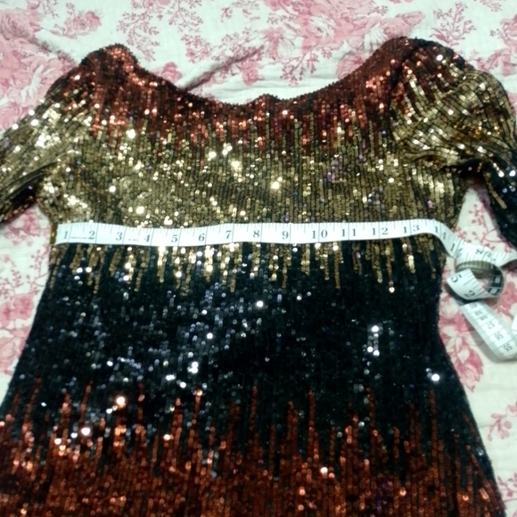 sequin cocktail dress - Picture 5 of 7